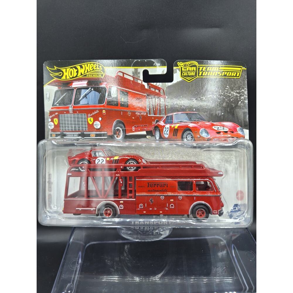 Hot Wheels Premium Car Culture Team Transport Ferrari 250 GTO Diecast Model Car